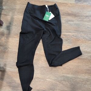 Halter Black High-Waist Leggings